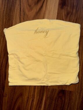 Yellow 'honey' Tube Top